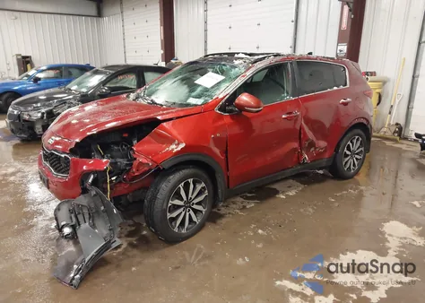 2019 Kia Sportage Ex из США, поврежденный, VIN KNDPNCAC7K7499965